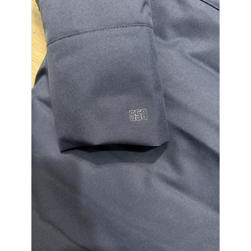 Nike 550 Down Hooded Sideline Navy Blue Football Parka Jacket NFL Team Issue M - Picture 8 of 13